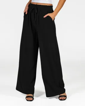 Destination Drawstring Pants (Multi-Length) - Black Destination Drawstring Pants (Multi-Length) - Black
