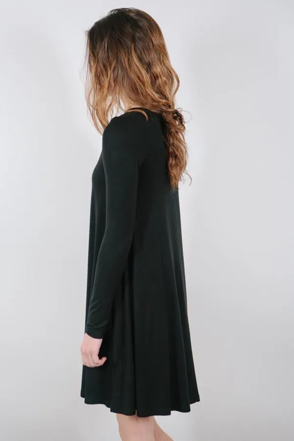 Flowy Long Sleeve Dress