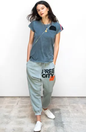 FreeCity Sunfade Pocket Sweatpant - Silver Cloud Sunfade FreeCity Sunfade Pocket Sweatpant - Silver Cloud Sunfade