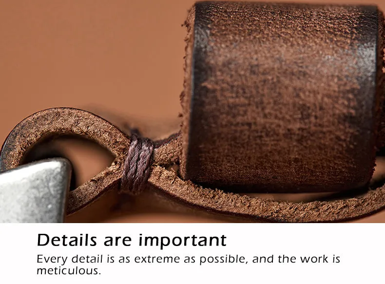 Men's Handmade Casual Cowhide Leather Belt